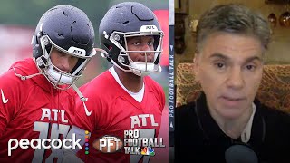 Falcons QB depth chart New kickoff rules  more Full PFT PM  Pro Football Talk  NFL on NBC [upl. by Patricia]