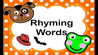 Rhyming Words Rhyming Words for Kids  Exploring Rhyming Words for Kids [upl. by Naeruat]