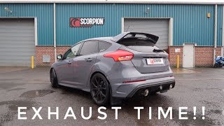 My Focus RS gets a SCORPION exhaust [upl. by Marge]