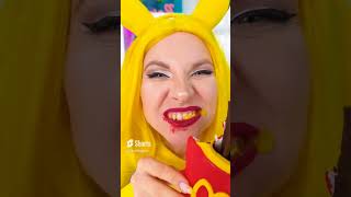 Cool french fries prank on friends by La La Life Shorts [upl. by Tanya511]