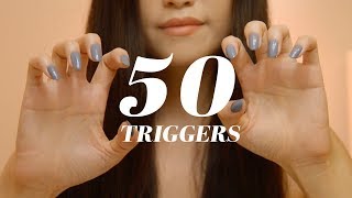 ASMR 50 Triggers in 50 Minutes Compilation [upl. by Alexina198]