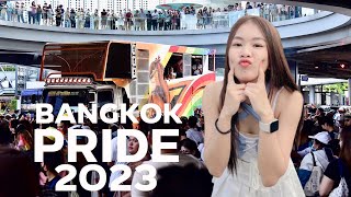 Jinnoy I เมดเล่ย์เพลงโจ๊ะบนรถแห่ PTmusic ขบวนมิสแกรนด์ในงาน Bangkok Pride 2023 [upl. by Nnayrrehs552]