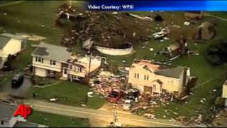 Raw Video Pennsylvania Tornado Confirmed [upl. by Enitsuga]