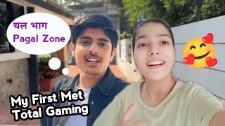 I Met AJJUBHAI after Total Gaming Face Reveal 😱 TotalGaming093 [upl. by Attiuqram]