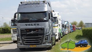 Vertrek Hoeksche Truckersrit OudBeijerland 2024 [upl. by Sal]