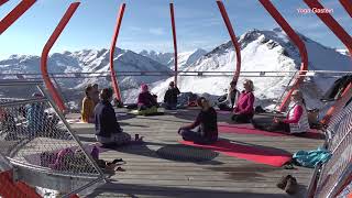 Yoga Gastein  Übungen vor herrlicher Bergkulisse [upl. by Odnala452]