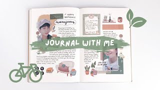 happy birthday Namjoon 🐨🌱  BTS journal with me [upl. by Anier]