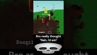 Bro really thought quotNah id winquot 💀 roblox slapbattles [upl. by Sylvan]