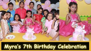 Myra’s 7th Birthday Celebration  Part 7  Marathi Vlog 462 [upl. by Atnwahs]