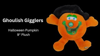 Ghoulish Gigglers Halloween Pumpkin 9quot Plush [upl. by Nospmas]