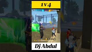 1 VS 4 DJ ABDUL 🔥🔥🔥🔥headshort and movement [upl. by Ofelia]