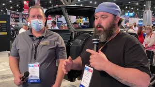 RacingJunk SEMA 2021  James From Dynacorn Talks Kit Cars and Custom Parts [upl. by Waldos]