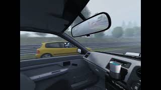 dmo deejay overtakes me in honda civic on Nurburgring  Assetto Corsa [upl. by Levitus735]