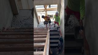 Staircase Installation Philippines RoxasCity construction dreamhouse vlog Youtube [upl. by Jenne]