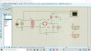 Puente de Diodos rectificación de onda completa explicación en proteus [upl. by Akirdna]