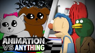 Poochee and Pansy vs Dont Hug Me Im Scared  Rap Battle ANIMATION VS ANYTHING [upl. by Amadus]