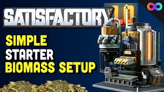 The ONLY Automated Biomass Burners Setup for Satisfactory 10 [upl. by Godewyn385]