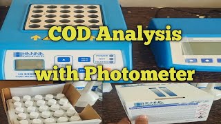 COD analysis with photometer Hanna photometer cod analysis procedure [upl. by Prichard]