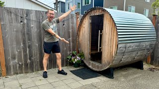 Review of the Almost Heaven Barrel Sauna after 25 Years [upl. by Otrebilif]