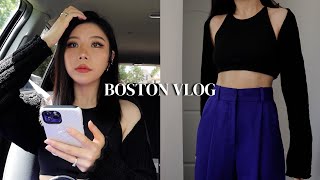 Boston vlog  Why is it so hard to come up with a title This is my typical weekend [upl. by Penni840]