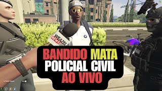 BANDIDO MATA 2 POLICIAS CIVIS AO VIVO [upl. by Retha]