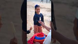 Anam Arhaan Ne Beach par khai kulfi 🥰😋 shorts viralvideo viralshorts [upl. by Bette-Ann705]