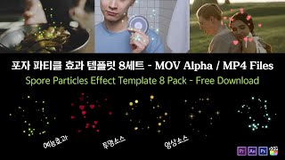 포자 파티클 효과 템플릿 8세트 Magic Particles Effect 번뜩이는 아이디어 맛있는 깨달음의 순간 사용하는 예능cg 파티클  무료 다운로드 [upl. by Aridatha]