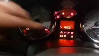 how to reset service light Peugeot 207 4K [upl. by Icart106]