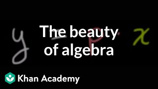 The beauty of algebra  Introduction to algebra  Algebra I  Khan Academy [upl. by Niddala]