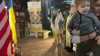 Holodomor Memorial Event 2024 Father Michael Ukrainian Orthodox Church prayer [upl. by Erdnoid]