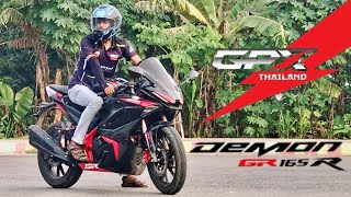 GPX Demon GR 165R First Ride Impression 2021 060 amp 0100 Test Maffick [upl. by Nali]