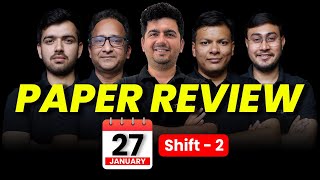 JEE MAIN 2024 Paper Analysis amp review  27 January Shift 2 Exam  ATP Star [upl. by Maddi]