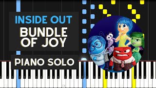 Bundle Of Joy Piano Solo Tutorial  Inside Out [upl. by Peltier178]