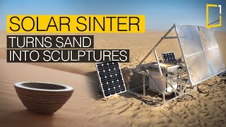 The solar sinter by Markus Kayser  Solar 3D printing machine [upl. by Roche]