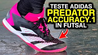 A SURPRESA de 2023 😳  Teste chuteira futsal Adidas Predator ACCURACY1 IN [upl. by Sutphin583]