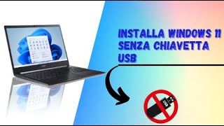 Installa Windows 11 Senza chiavetta USB ll Windows 11 Su Vecchio Pc [upl. by Gronseth]