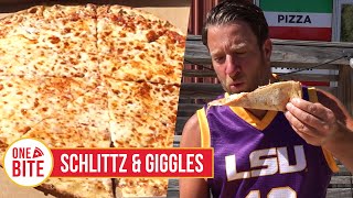 Barstool Pizza Review  Schlittz amp Giggles Baton Rouge LA [upl. by Macdougall]