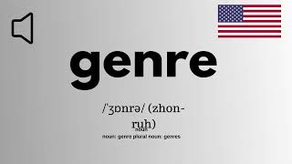 How to Pronounce genre in American Accent [upl. by Mcferren]