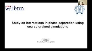 Phase Separation using Coarse Grained Molecular Dynamics simulations [upl. by Pace483]