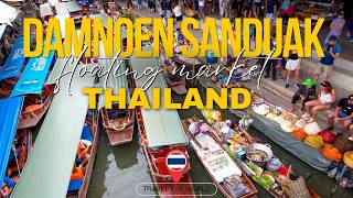 Damnoen Saduak Floating Market Thailand [upl. by Anilecram745]