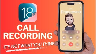 iOS 18 Call Recording 🔥 Compatible iPhones 🤦🏻‍♂️ [upl. by Deach862]