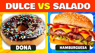 ¡DULCE vs SALADO 🍭🍟  ¿Qué Prefieres 😋 [upl. by Derdlim765]