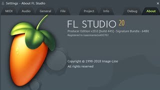 FL Studio 20 Unlocking full version with regkey [upl. by Alphonsa718]