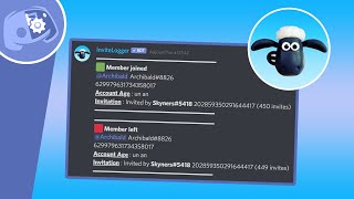 Traquer les invitations InviteLogger  Discord [upl. by Dachia]