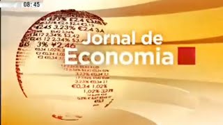 ⓢⓘⓒ Notícias • Jornal de Economia  Genérico 2011 TrilhasSICeSICN [upl. by Wilde]