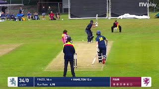 Devon Vs Somerset Elliot Hamilton 82 All scoring shots [upl. by Polard507]