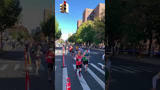 NYC MARATHON 2024  MILE 21 5 Ave amp 135 St [upl. by Darn]