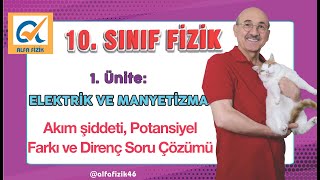 10 Sınıf  Akım Potansiyel Farkı ve Direnç Soru Çözümü [upl. by Frear]