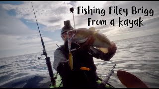 Fishing Filey Brigg from a kayak [upl. by Ahsiuqram]