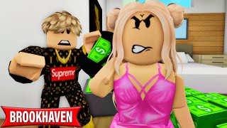 MY CRUSH WAS SECRETLY STEALING MY MONEY A ROBLOX MOVIE [upl. by Dorej]